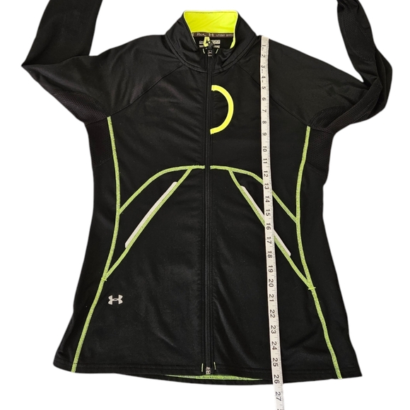 Under Armour ColdGear Run Full Zip Reflective Jacket Semi Fitted Women's M - Picture 5 of 14